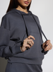 Aeroclouds Womens Retreat Hoodie Stone Grey
