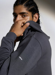 Aeroclouds Mens Retreat Hoodie Stone Grey