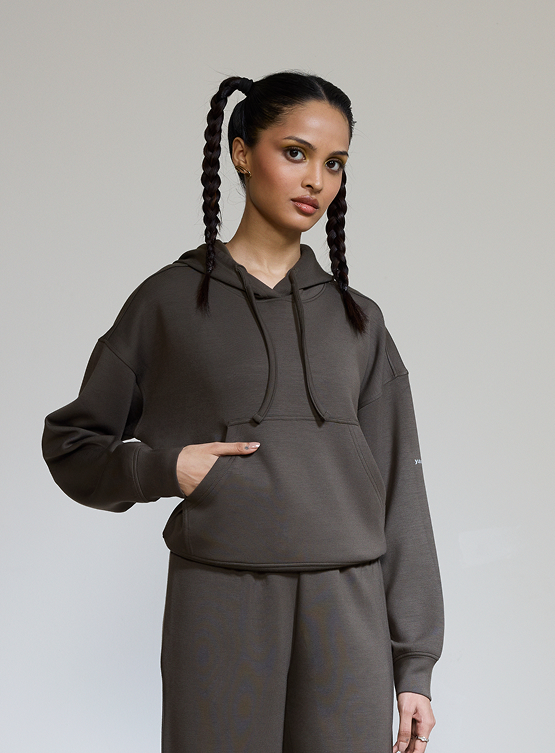 Aeroclouds Womens Retreat Hoodie Olive