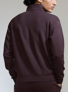 Aeroclouds Retreat Set Full Sleeve Pullover and Shorts Espresso