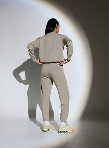 Aeroclouds Womens Retreat Crew Neck Beige