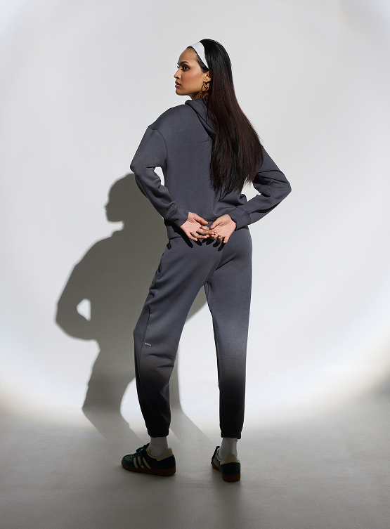 Aeroclouds Womens Retreat Hoodie Stone Grey