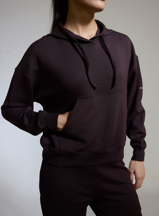 Aeroclouds Womens Retreat Hoodie Espresso