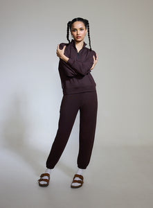 Aeroclouds Retreat Turtle Neck Pullover Espresso