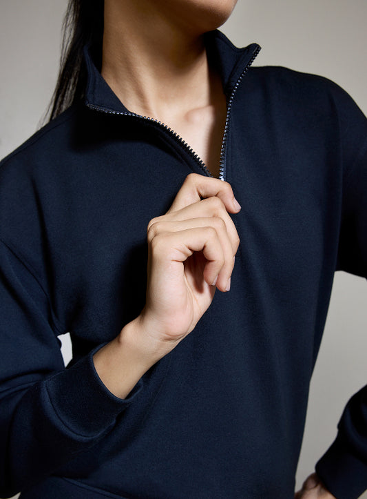 Aeroclouds Retreat Turtle Neck Pullover Black