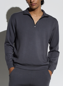 Aeroclouds Retreat Set Full Sleeve Pullover and Shorts Stone Grey