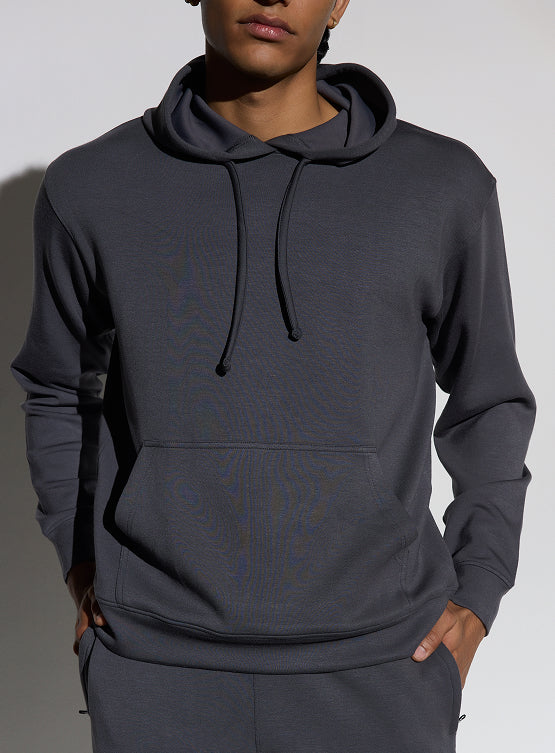 Aeroclouds Mens Retreat Hoodie Stone Grey