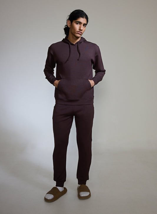 Aeroclouds Mens Retreat Hoodie Espresso