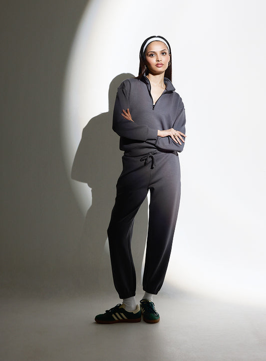 Aeroclouds Retreat Turtle Neck Pullover Stone Grey