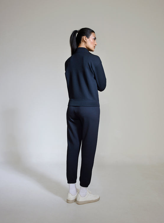 Black Turtle Neck Pullover for Yoga | yamayoga