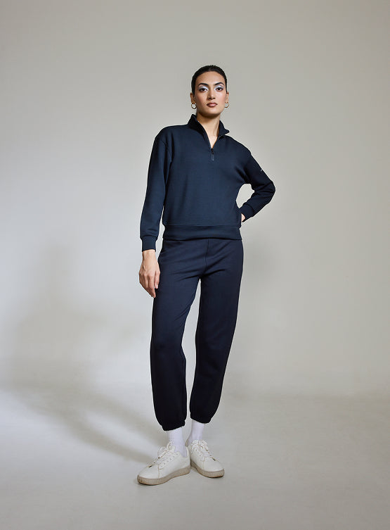 Black Turtle Neck Pullover for Yoga | yamayoga