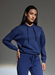 Aeroclouds Womens Retreat Hoodie Luna Blue
