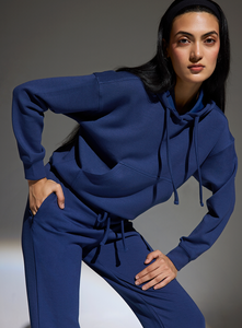 Aeroclouds Womens Retreat Hoodie Luna Blue