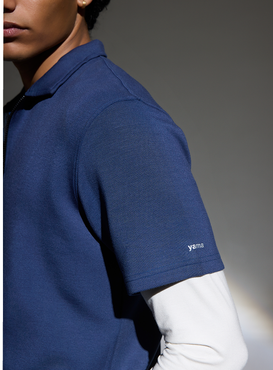 Aeroclouds Retreat Set Half Sleeve Pullover and Shorts Luna Blue