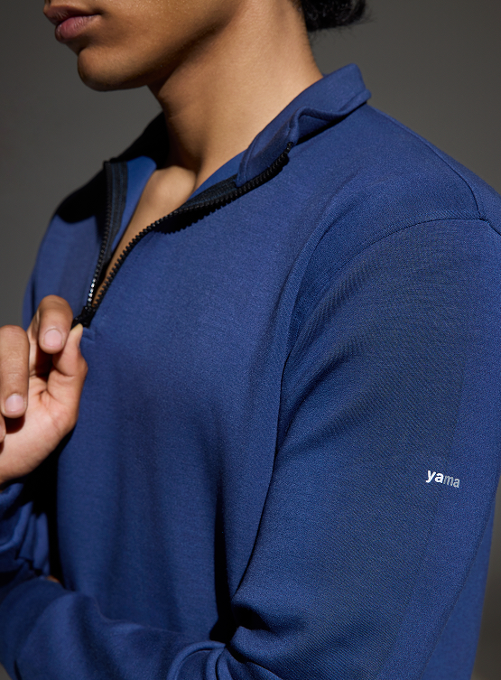 Aeroclouds Retreat Full Sleeve Pullover Luna Blue