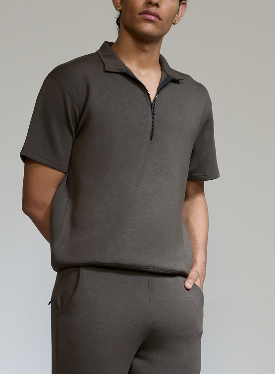 Aeroclouds Retreat Set Half Sleeve Pullover and Pants Olive