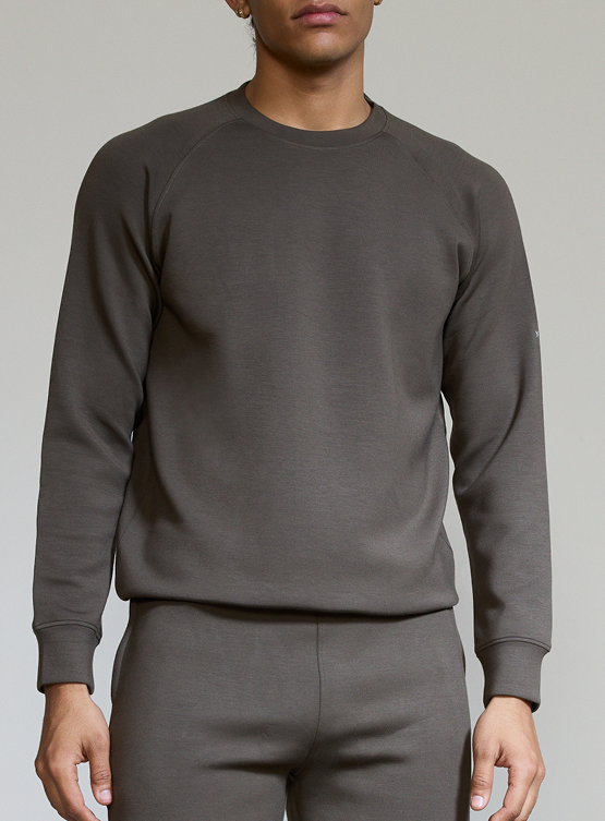 Aeroclouds Mens Retreat Crew Neck Olive