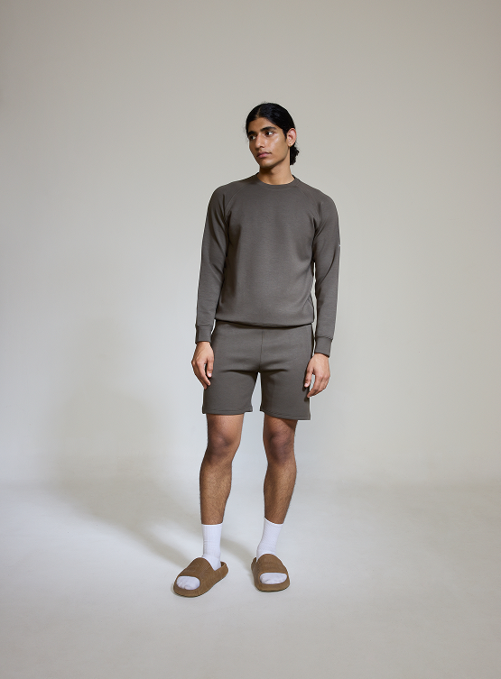 Aeroclouds Mens Retreat Crew Neck Olive