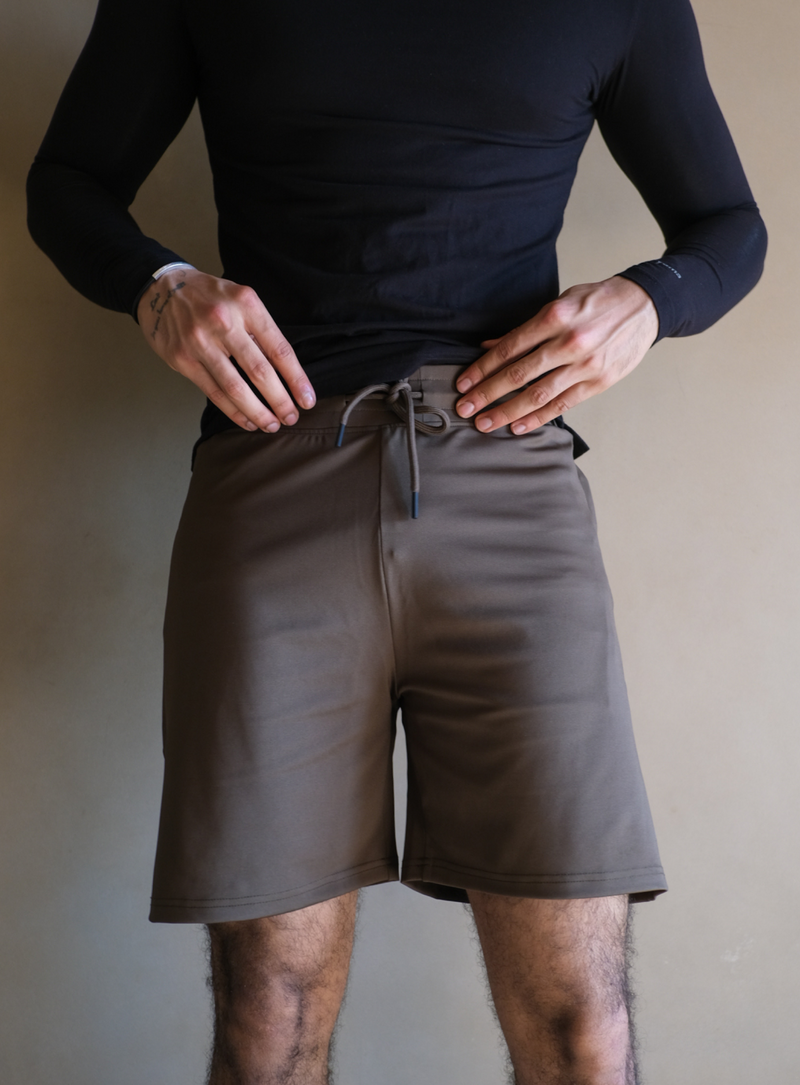 Flo Layered Shorts Olive