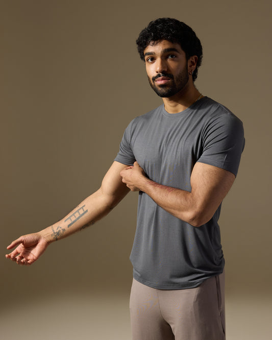 Aero Regular Tee Stone Grey