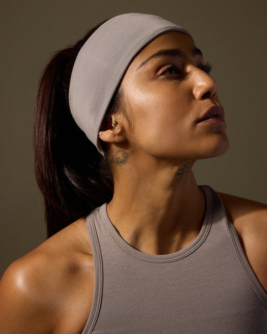 Aero Headband Sand Grey