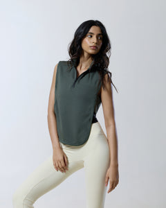 aeroclouds™ Sleeveless Cutout Pullover