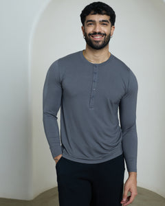 aeroyama™ Henley Long Sleeve Tee