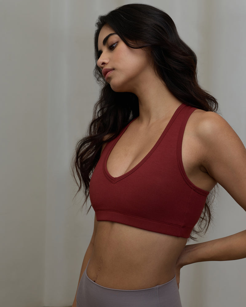 aeroyama™ Plunge Racerback Bra