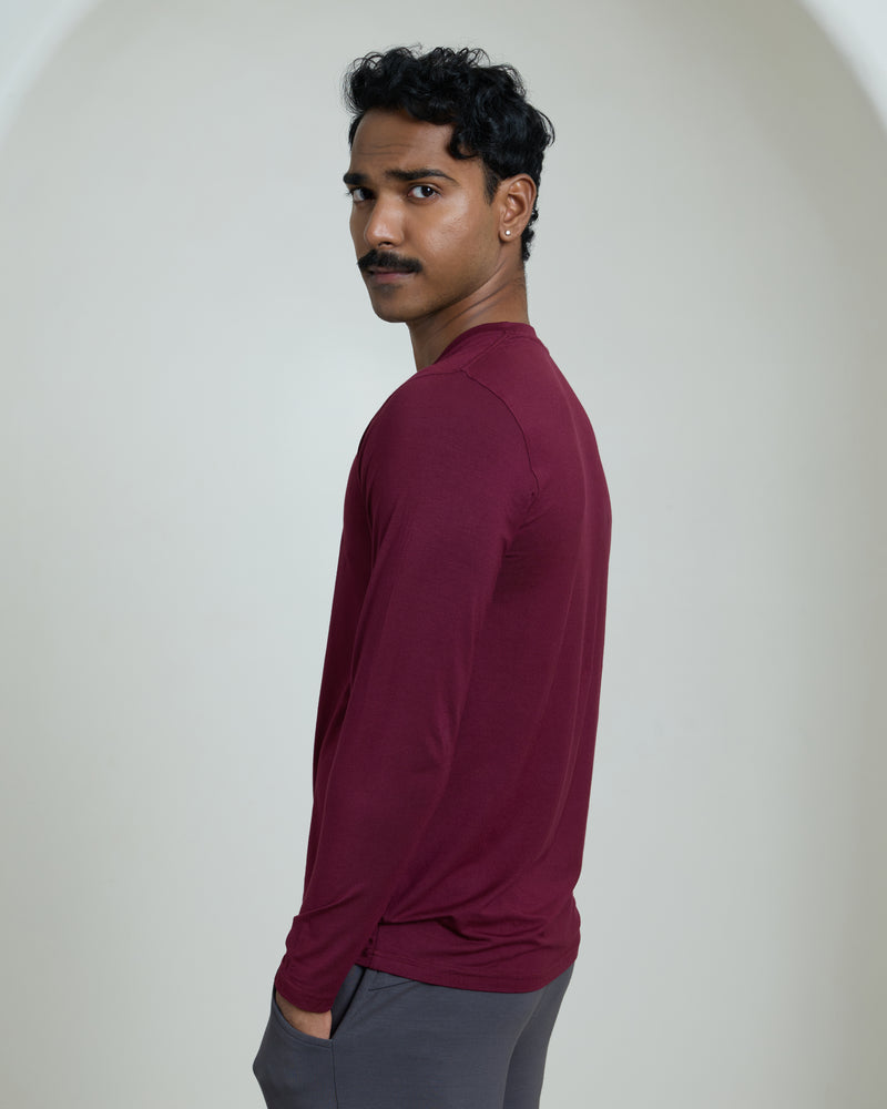aeroyama™ Henley Long Sleeve Tee