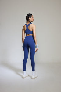 Intense Set Racer Back Bra and Leggings Luna Blue