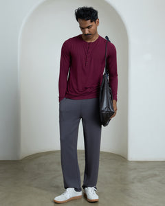 aeroyama™ Henley Long Sleeve Tee