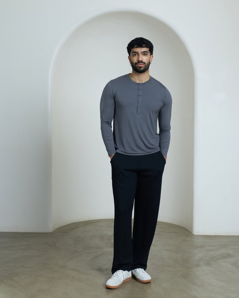 aeroyama™ Henley Long Sleeve Tee