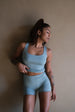 Aero Set Tank Top and Hot Shorts Surf Blue
