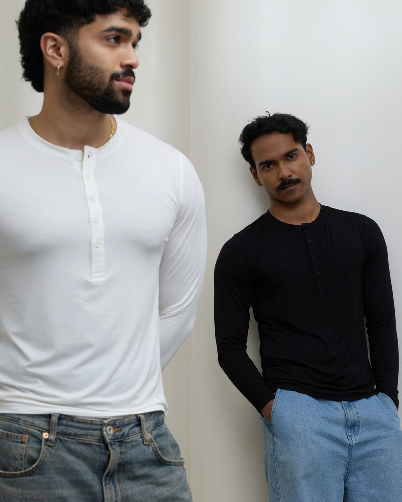 aeroyama™ Henley Long Sleeve Tee