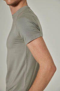 Aero Slim Fit Tee Short Sleeves Weather Grey