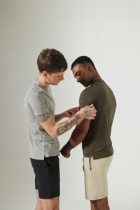 Aero Slim Fit Tee Short Sleeves Olive