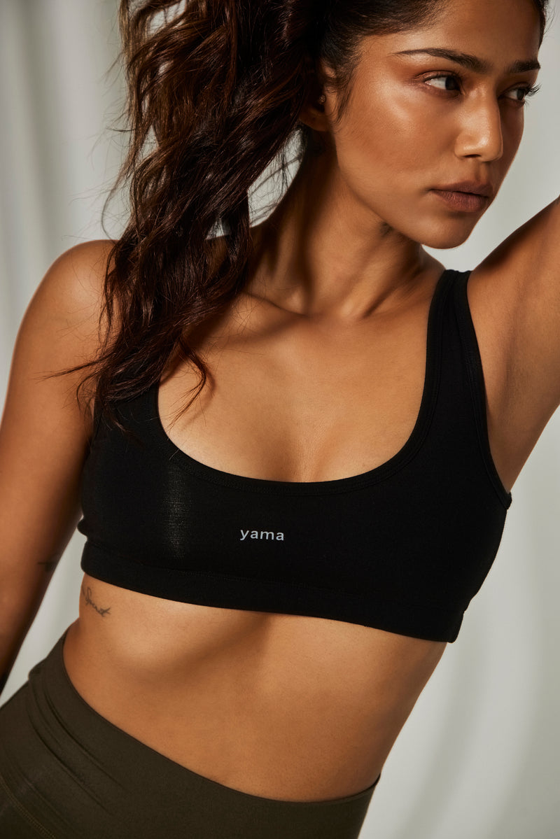 Aero Athletic Bra Midnight Black