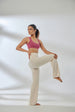 Aero Flared Yoga Pants Vanilla White