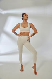 Aero Leggings Vanilla White