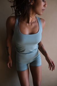 Aero Set Tank Top and Hot Shorts Surf Blue